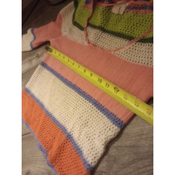 Hippie Rose Women's Size XSmall Crocheted Sweater - Picture 3 of 7